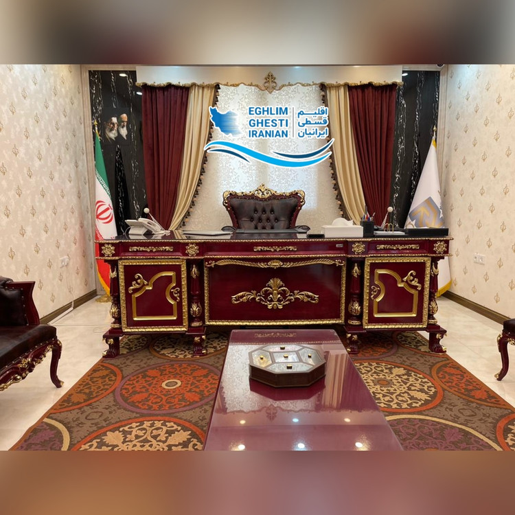 میز مدیریت، صندلی و نیم ست شاهی