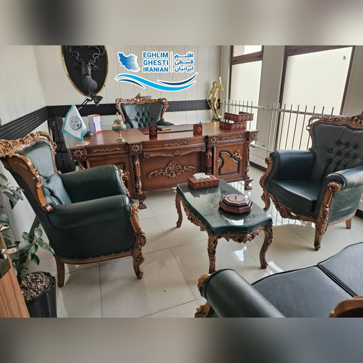 میز مدیریت، صندلی و نیم ست شاهی