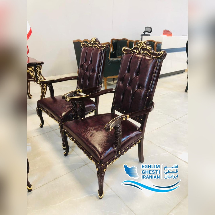 میز مدیریت کوروش و صندلی و نیم ست مارشال
